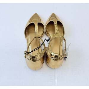 Worthington Kendie Gold Pointed Toe Flats Size 7M S-150NWT no box